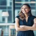 Portrait of a businesswoman standing in the office